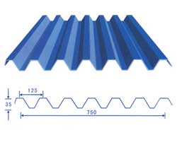 YX35-125-750型彩钢压型板