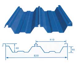 YX50-410-820型彩钢压型板